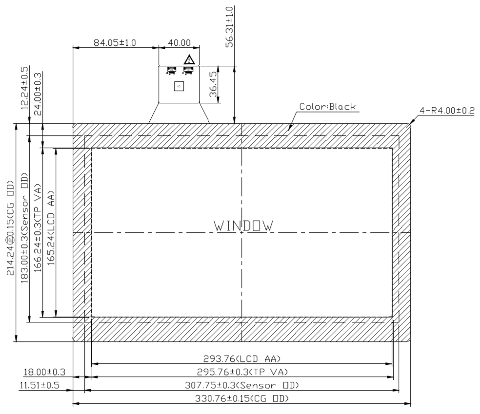 B133PFU-E02 2D Drawing