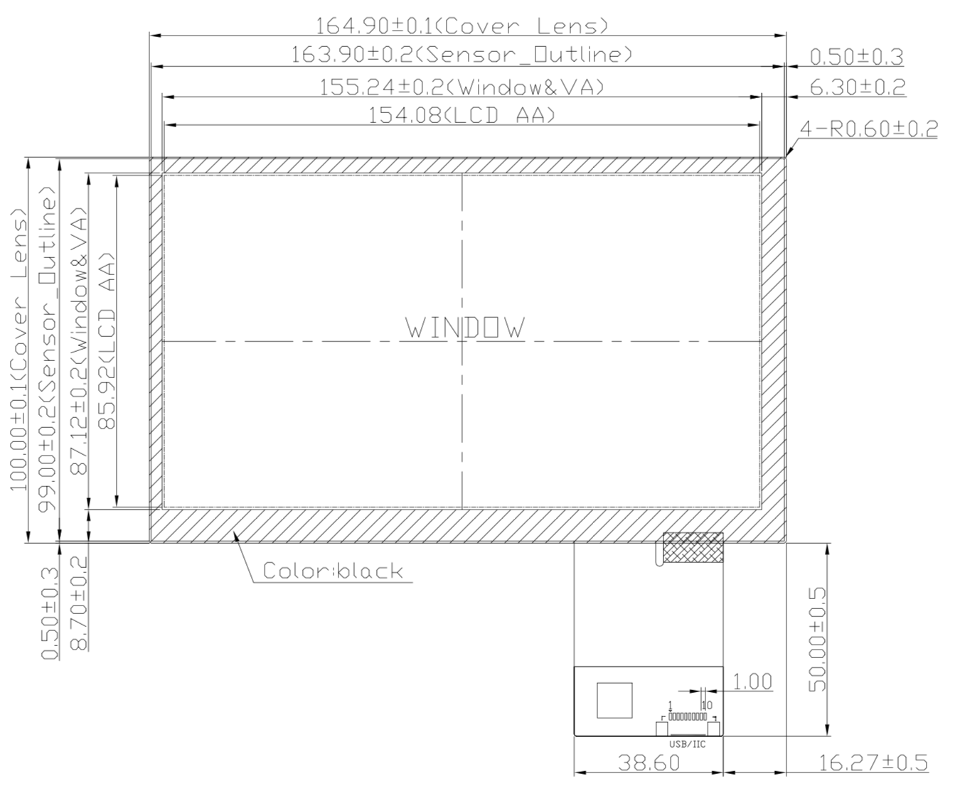 B070PFU-E04 2D Drawing