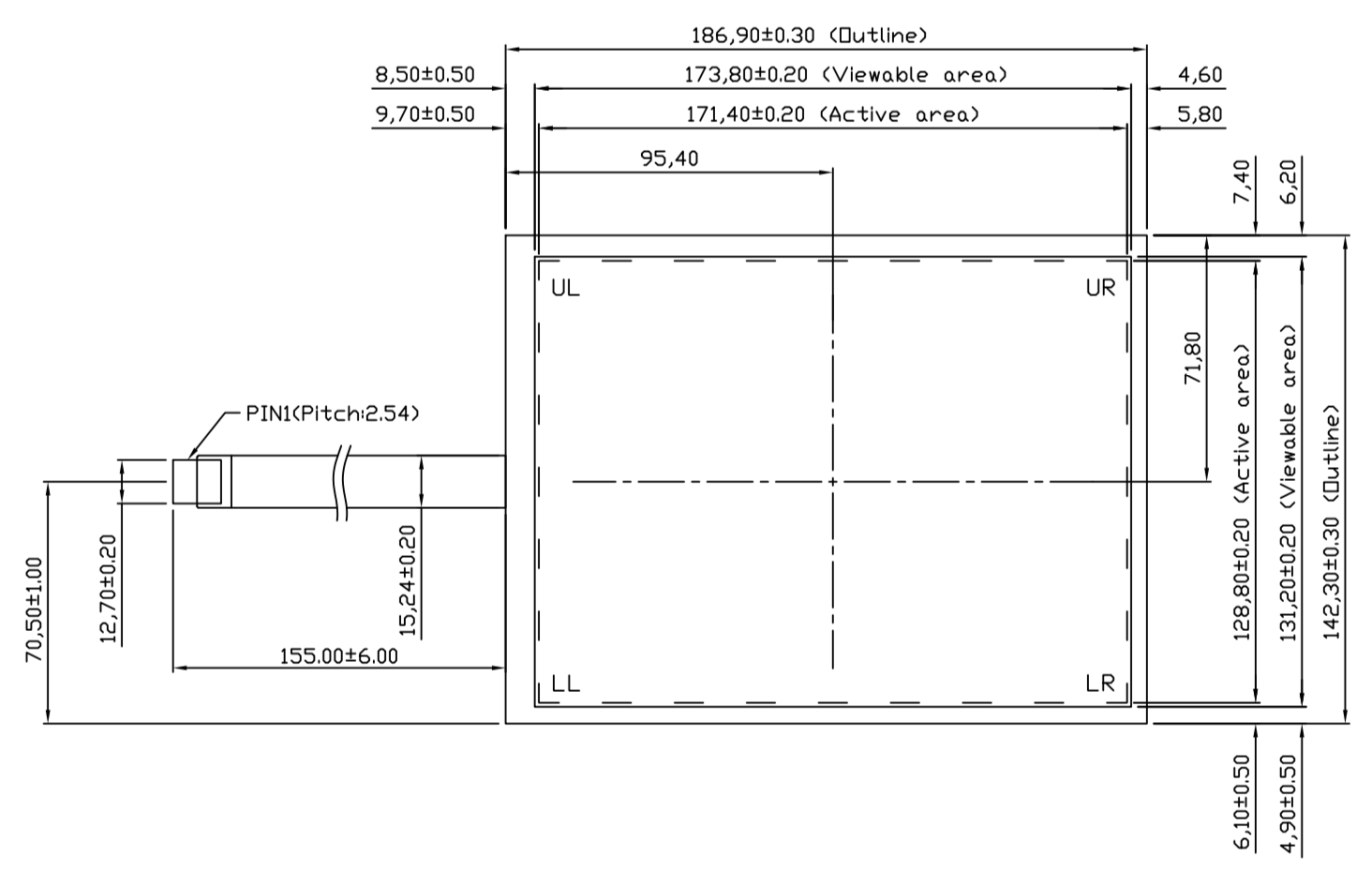 B084R5U-E01 2D Drawing