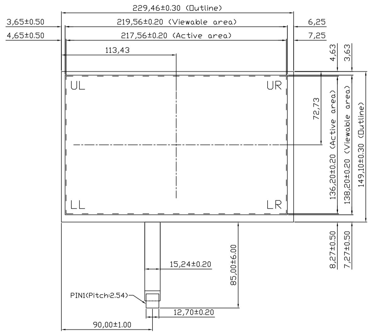B101R5U-E01 2D Drawing