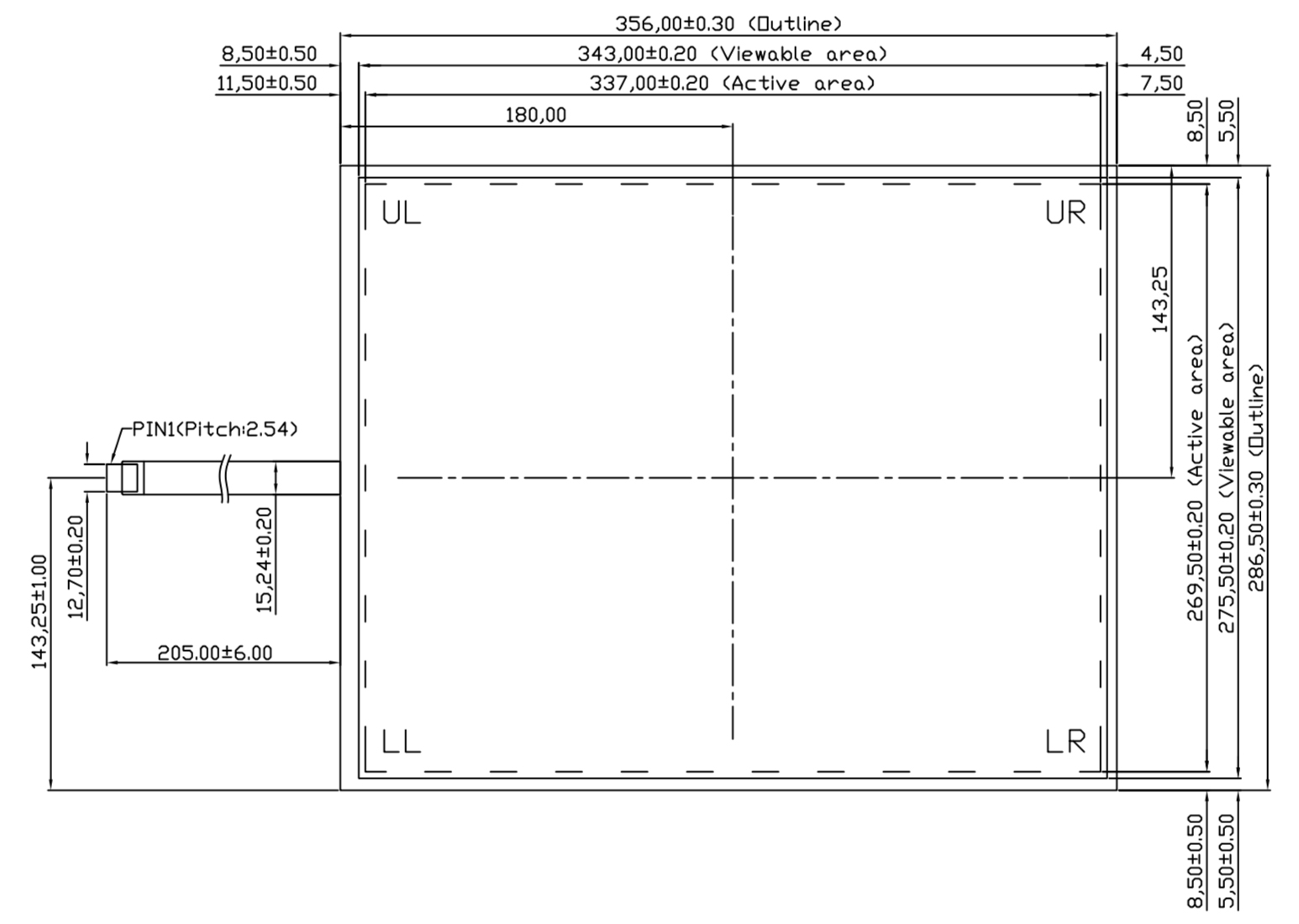 B170R5U-E01 2D Drawing
