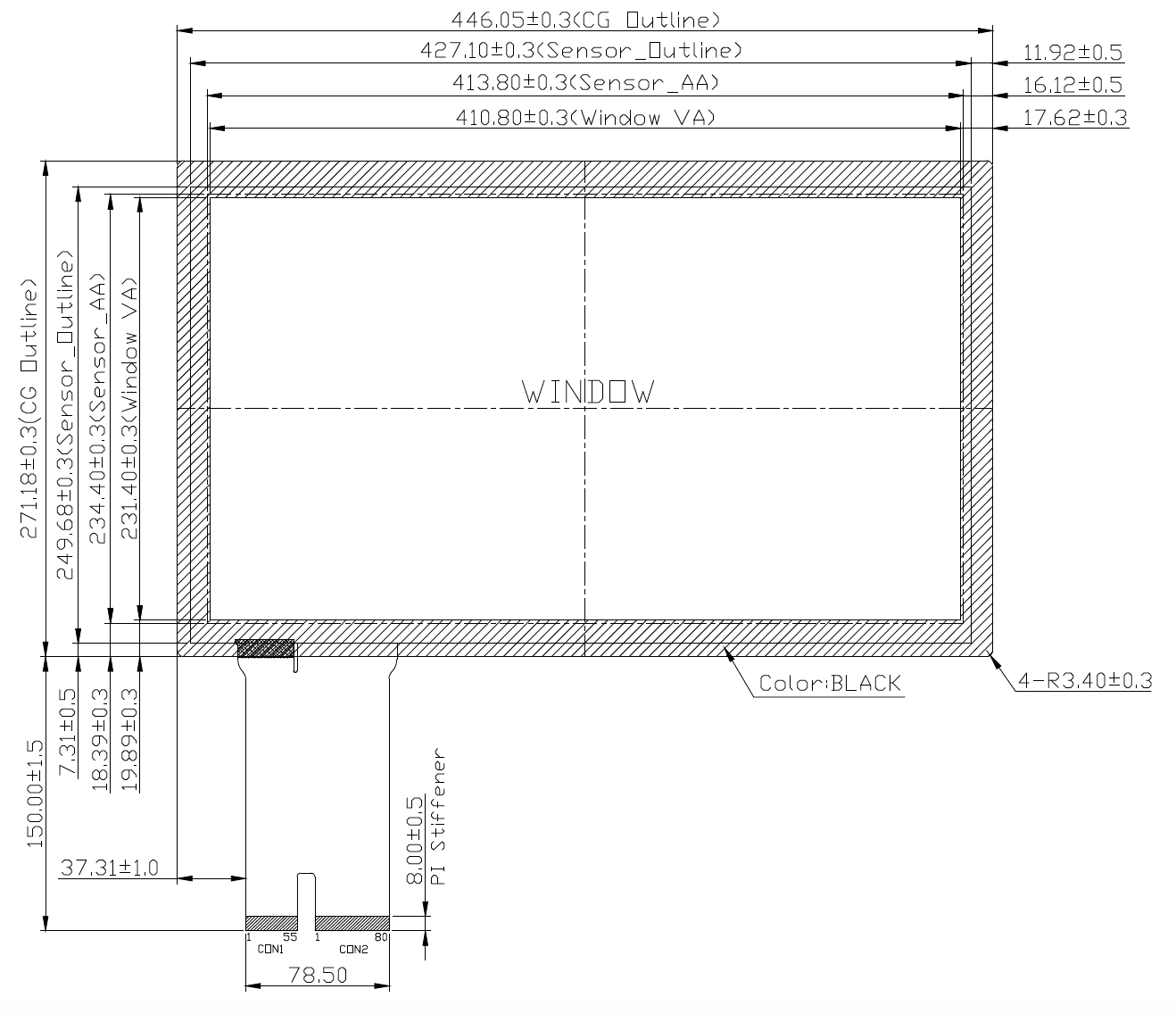 B185PBU-E01 2D Drawing