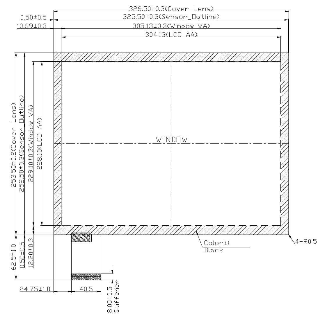 B150PBU-E02 2D Drawing