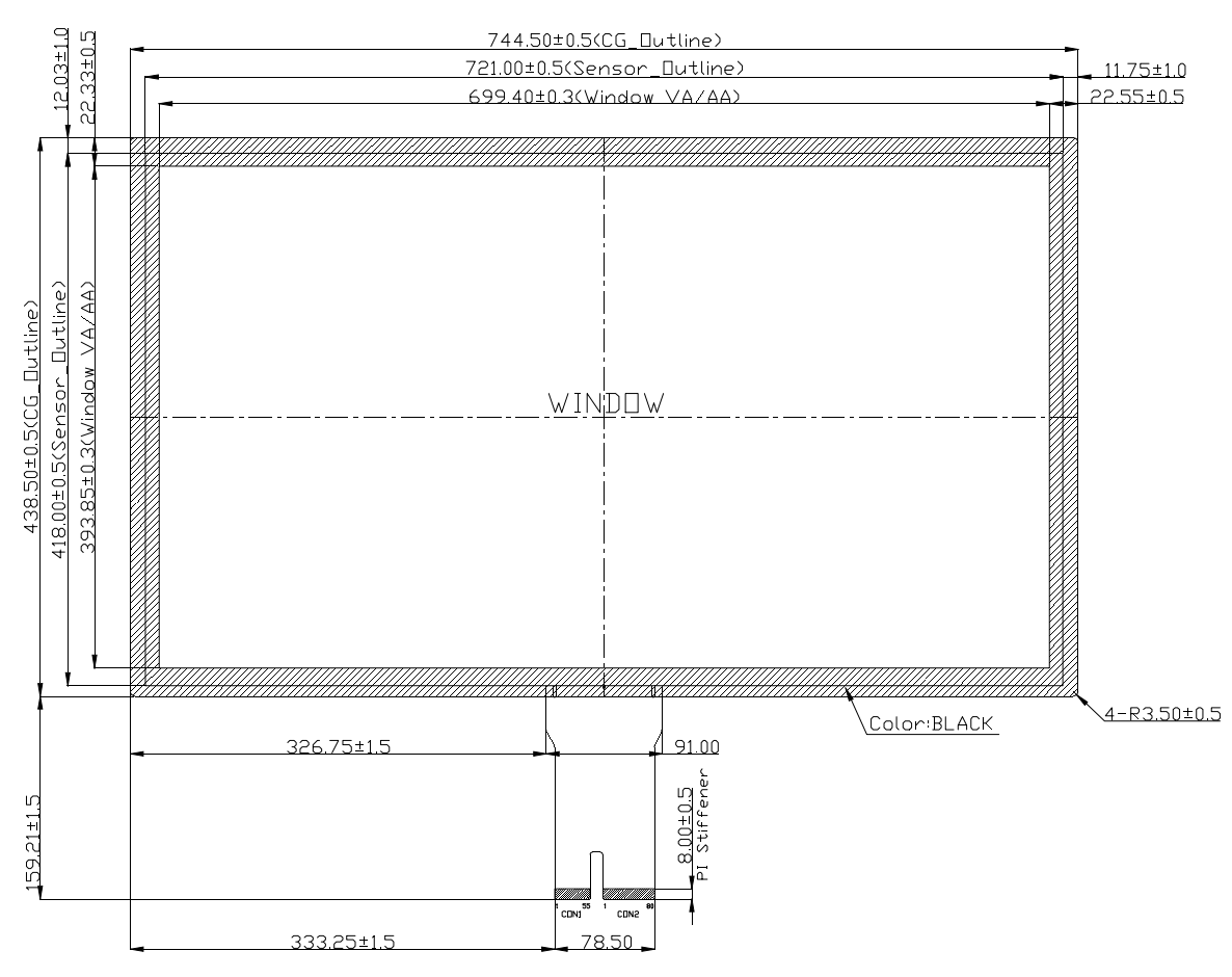 B320PBU-E01 2D Drawing