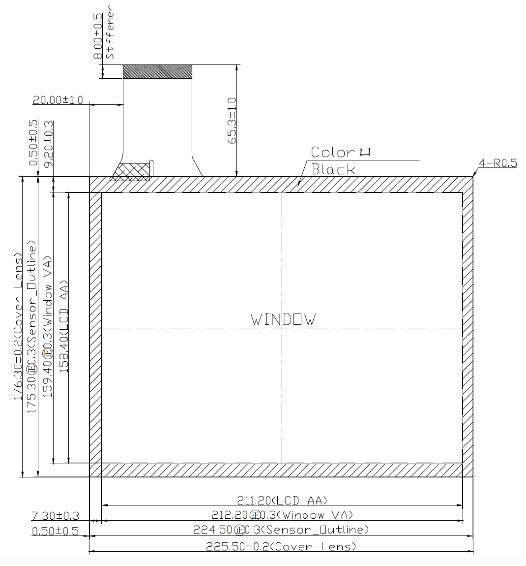 B104PBU-E01 2D Drawing