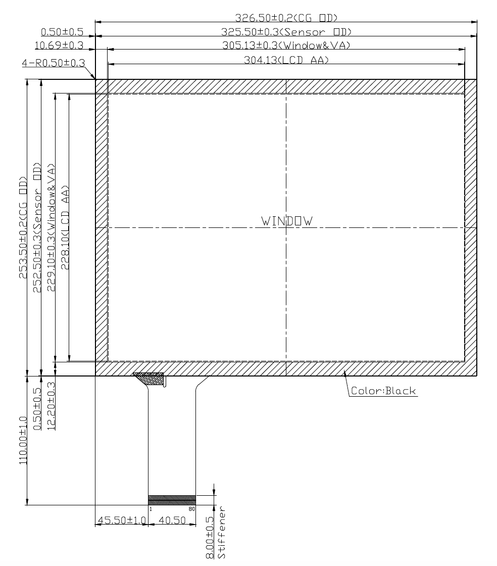 B150PBU-E03 2D Drawing