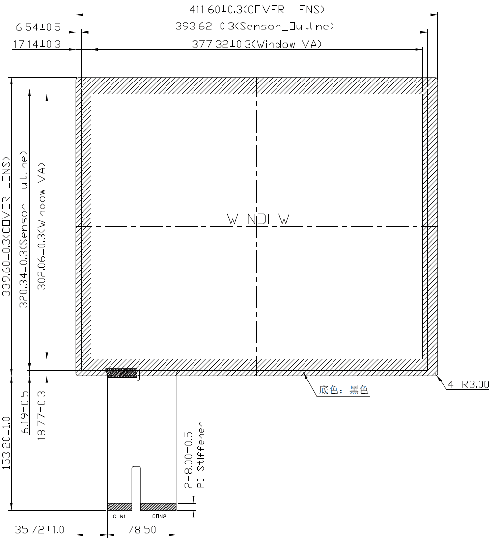 B190PBU-E01 2D Drawing