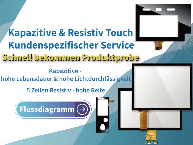 Kapazitive & Resistiv Touch Kundenspezifischer Service