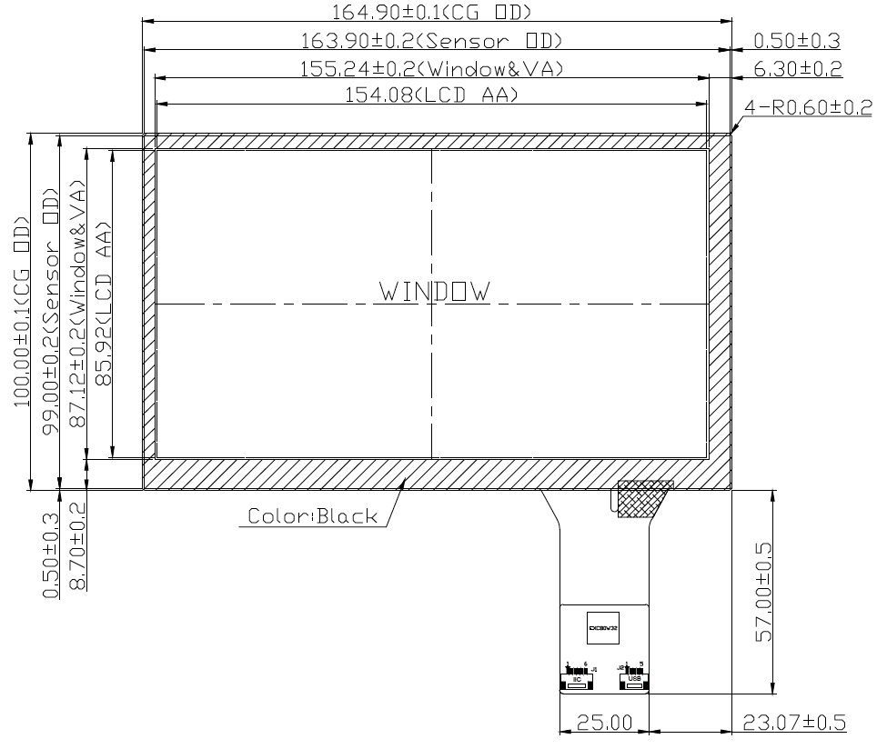 B070PFU-E08 2D Drawing