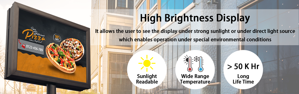 High Brightness Display Feature